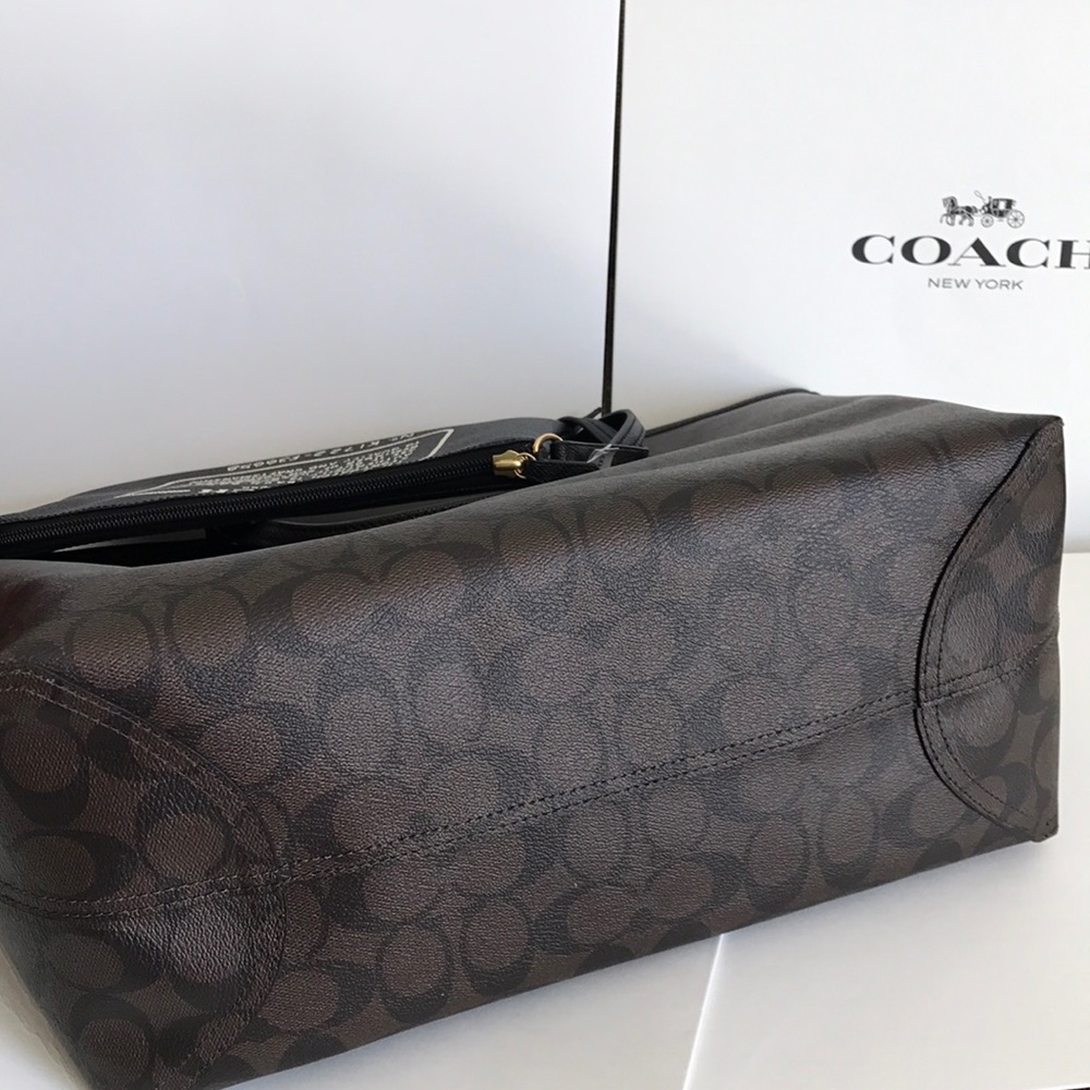 🌷coach reversible tote&pouch/shoulder bag/large - Picture 4 of 8